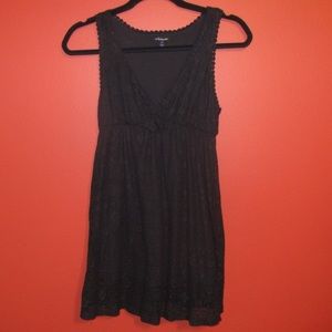 Black Lace Mini Dress Size Small